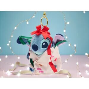 Stitch Holiday Plush Keychain Japan Exclusive NWT